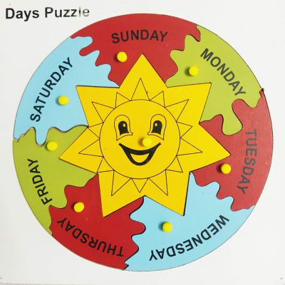 Wooden Tray- Days of Week